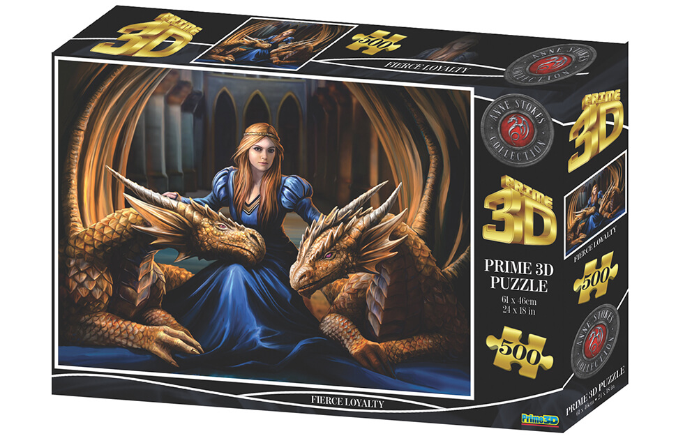 Super 3D Puzzle Realm of Enchantment by Anne Stokes 500 piece jigsaw NEW 